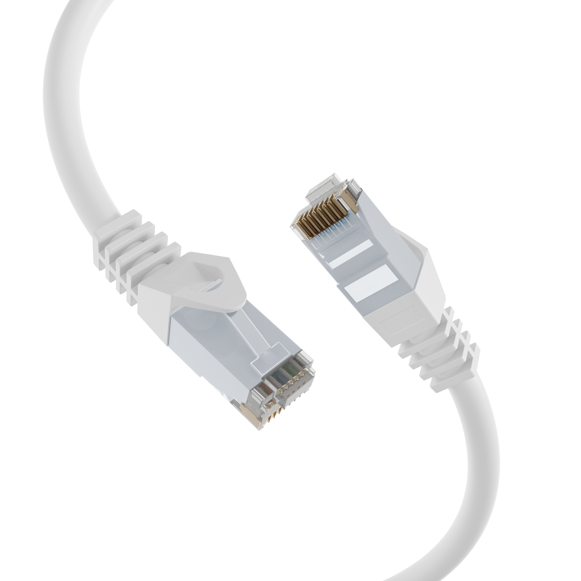 EFB-Elektronik RJ45 Patchkabel Cat.6 U/UTP LSZH CCA 0,25 m Weiß