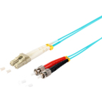 S/CONN maximum connectivity LWL-Duplex Patchkabel LC/ST 50/125µ, OM3, aqua, 5,0m (77945/3)