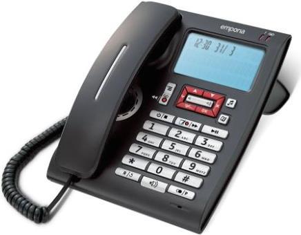 emporia T20AB CLIP - Komfort Telefon mit dig. Anrufbeantworter (T20AB)