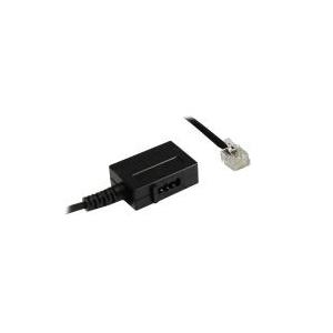 TAE Adapterkabel RJ11 Stecker auf TAE-F Buchse, Good Connections® (T1A-FRJ)