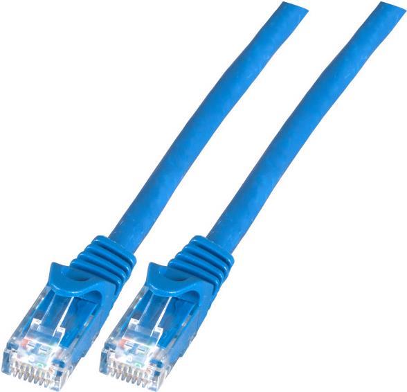 EFB-Elektronik RJ45 Patchkabel Cat.6 U/UTP LSZH CCA blau 0,25m Hersteller: EFB Elektronik (K8104BL.0,25)