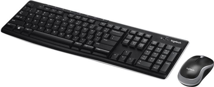 Logitech MK270 Wireless Combo Tastatur-Maus-Set 2,4 GHz QWERTY Schwarz