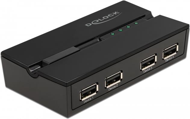 Delock USB-Umschalter für die gemeinsame Nutzung von 