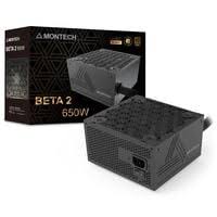Montech BETA 2 80 PLUS Bronze Netzteil, ATX 3.1 - 550 Watt, schwarz (BETA 2 550W)