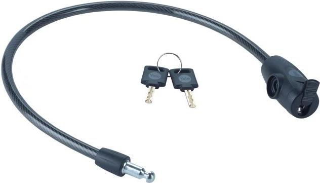 Fahrradkabel mit Schlüssel 10 mm - YCK0/10/60/2 Schwarz (YCK0/10/60/2)