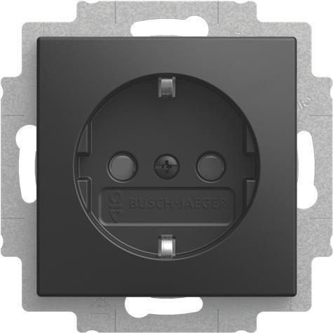BUSCH JAEGER BJ 20 EUCB-915 SCHUKO Steckdosen-Einsatz Safety+ Busch-balance SI (2CKA002013A5535)