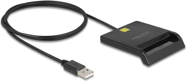 Delock 91724 - Chipkartenleser USB-A schwarz (91724)