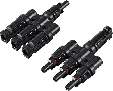 Sygonix Solaradapter T-Verbinder (3 zu 1) 1000V DC SY-6408000 Y-Connector Set