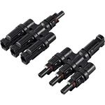 Sygonix Solaradapter T-Verbinder (3 zu 1) 1000V SY-6408000 Y-Stecker (SY-6408000)