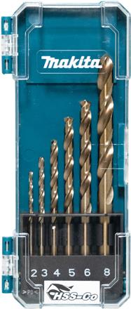 Makita D-75758 Bohrer-Set HSS-Co 6 Teile (D-75758)