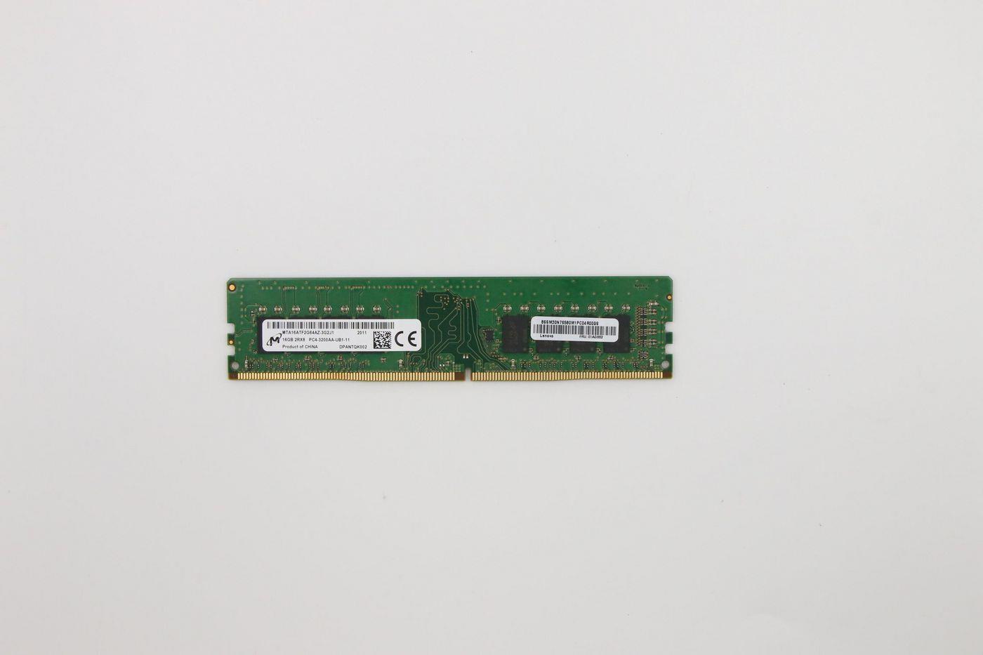 Lenovo UDIMM 16GB DDR4 3200 MICRON (01AG882)