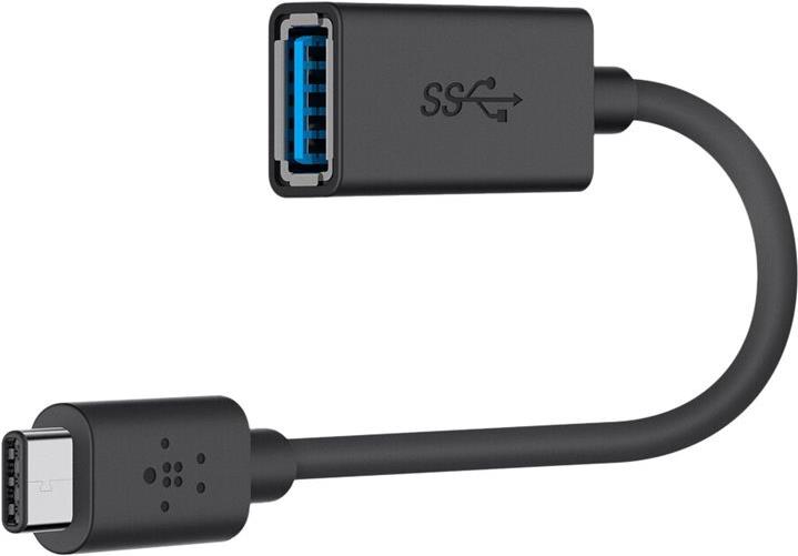 Belkin 3.0 USB-C to USB-A Adapter 1 m Schwarz