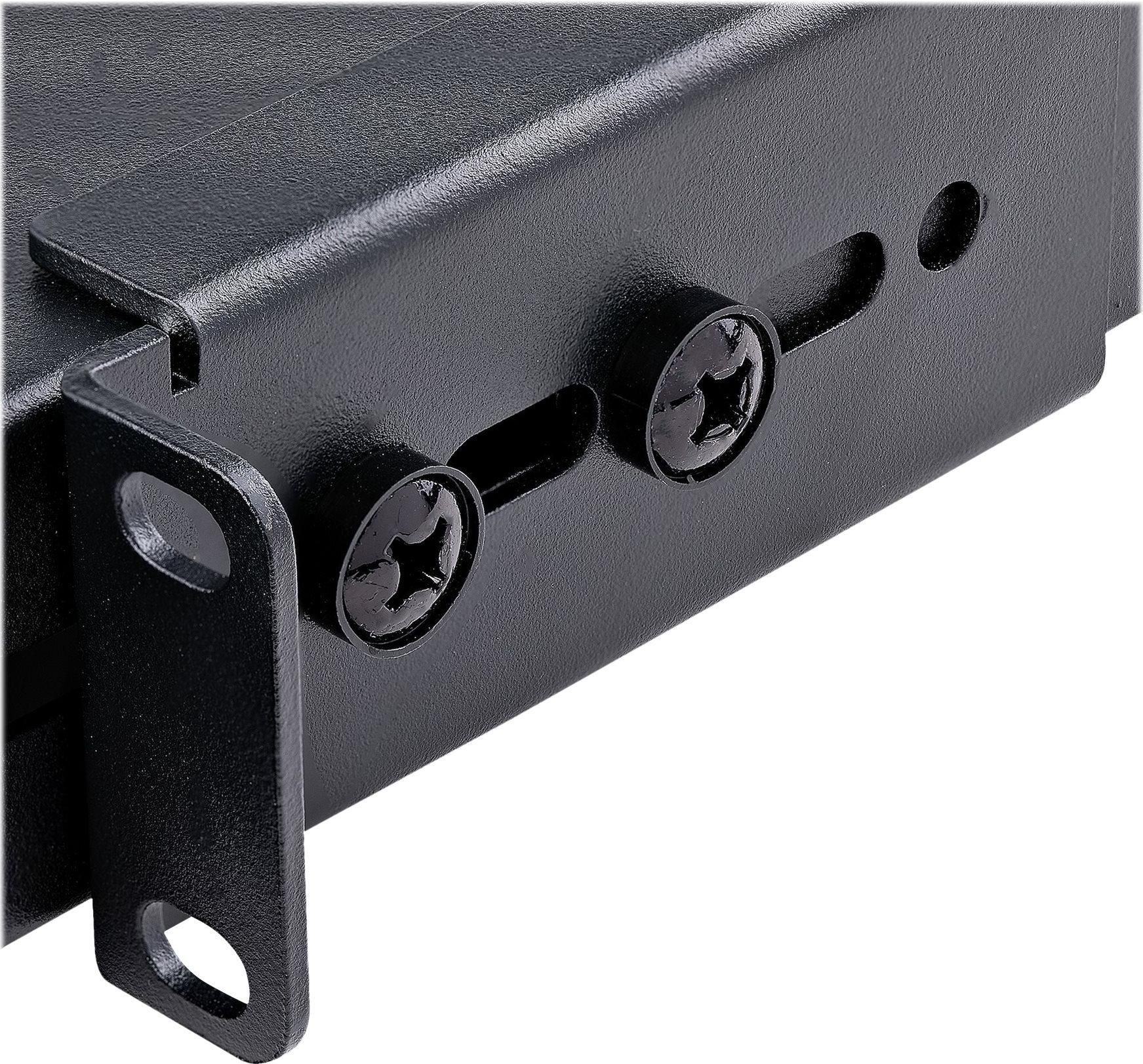 StarTech ADJSHELFHD 1U verstellbarer Schwerlast-Fachboden 19" Schwarz