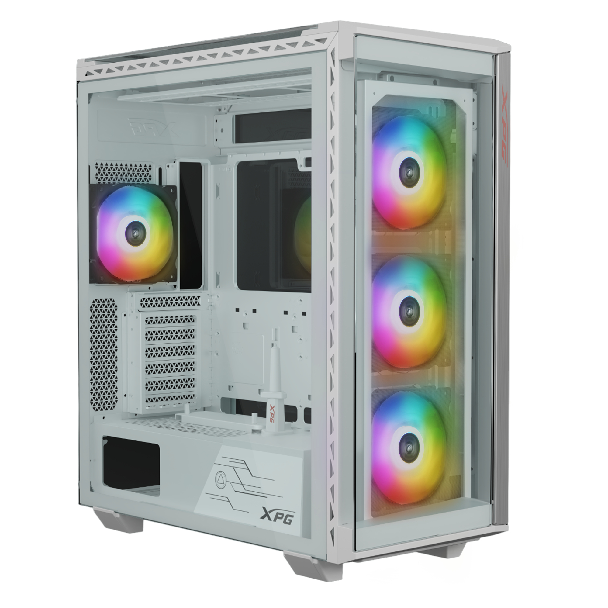XPG BATTLECRUISER II ST Midi-Tower ATX/EATX/micro-ATX/Mini-ITX Beleuchtung Weiß