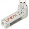 Lindy USB Type A Port Blocker Key - USB-Portblocker - weiß