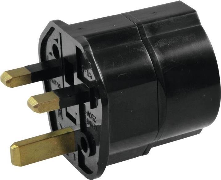 OMNITRONIC Adapter EU/UK Stecker 13A sw (30236260)