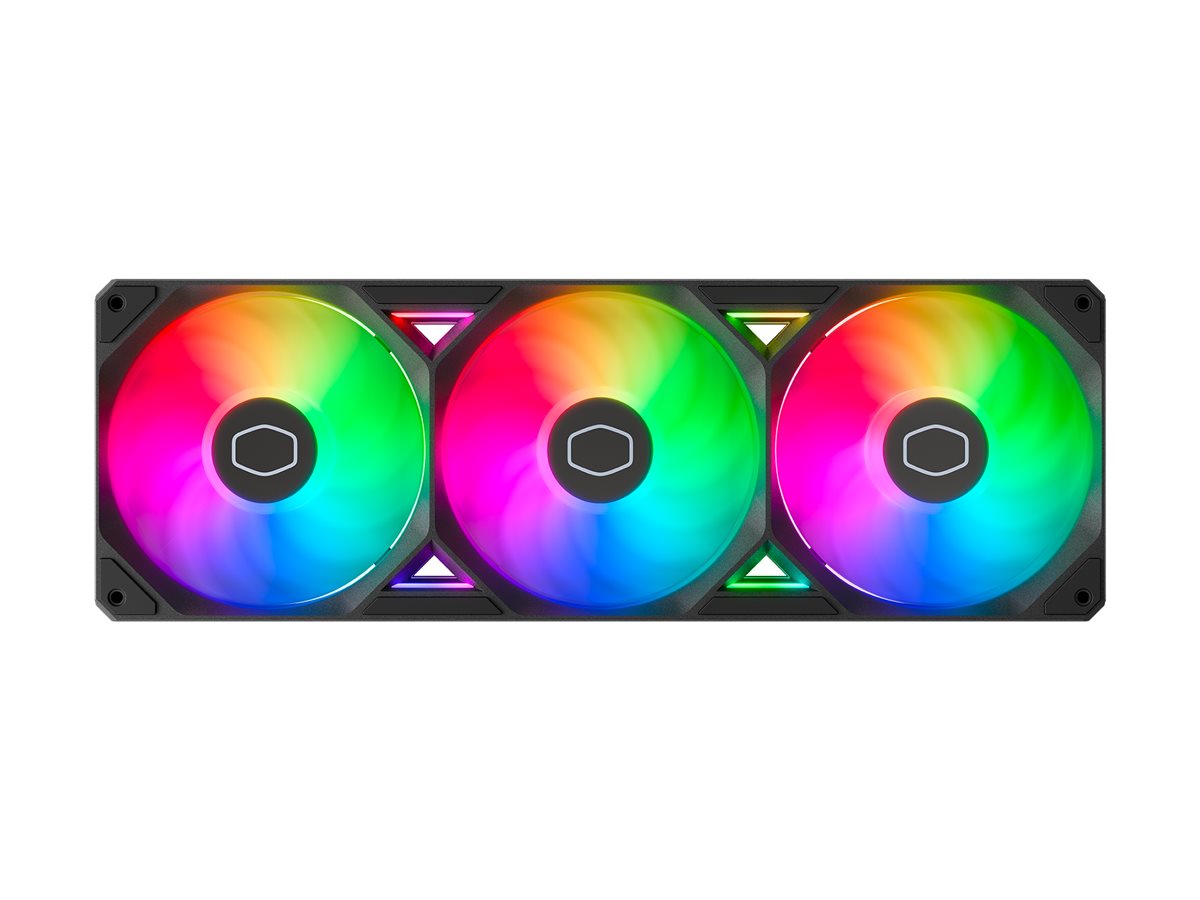Cooler Master SickleFlow Edge 360 ARGB 3x 120 mm Lüfter Schwarz