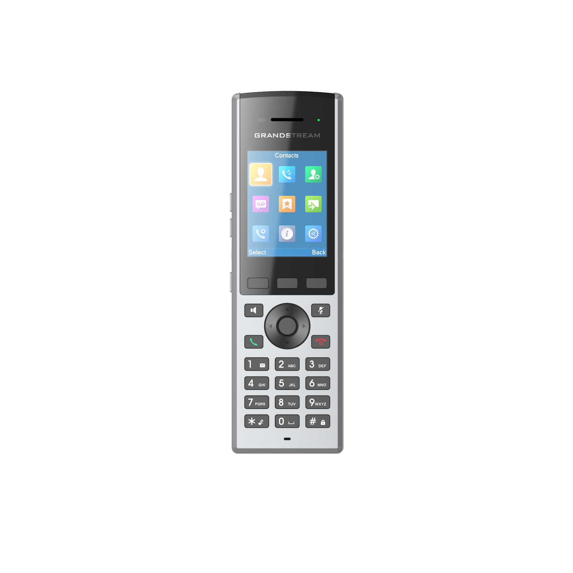Grandstream DP730 DECT IP-Mobilteil inkl. Ladeschale Schwarz, Grau