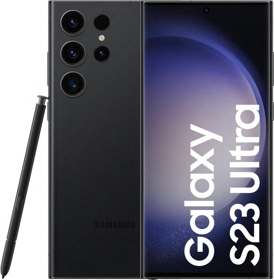 Samsung Galaxy S23 Ultra SM-S918B 17,3 cm (6.8" ) Triple SIM Android 13 5G USB Typ-C 12 GB 512 GB 5000 mAh Schwarz (SM-S918BZKHEUE)