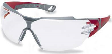 Uvex 9198258 Schutzbrille/Sicherheitsbrille Grau - Rot (9198258)
