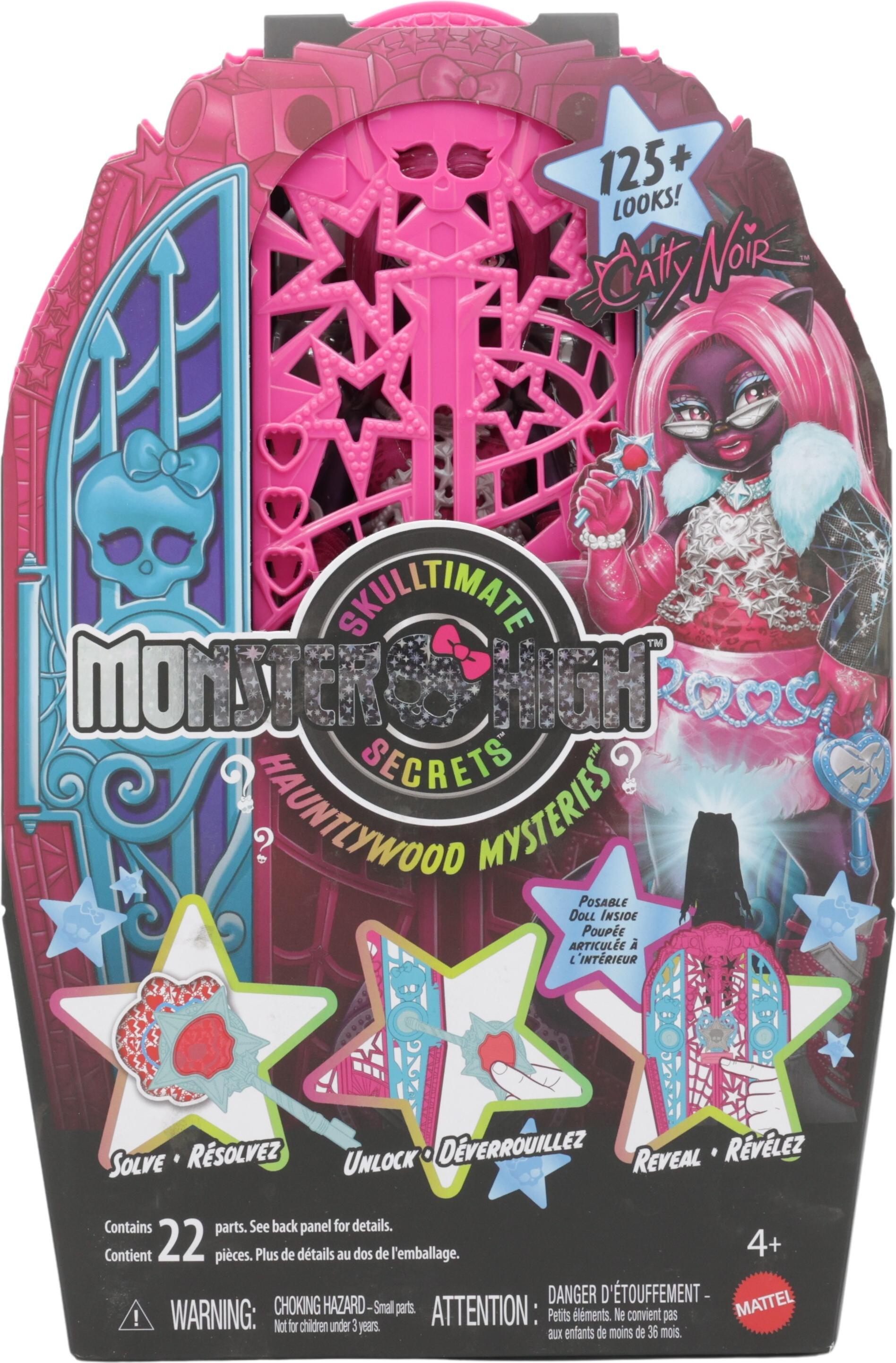 Mattel Monster High Skulltimate Secrets Hauntlywood Mysteries Doll Catty Noir (JBG82)