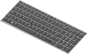 HP Ersatztastatur Notebook (L14366-061)