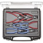 Gedore 2148706 Seegeringzangen-Set Passend für (Seegeringzangen) Außen- und Innenringe 12-25 mm, 19-60 mm 10-25 mm, 19-60 mm Spitzenform (Details) gerade,