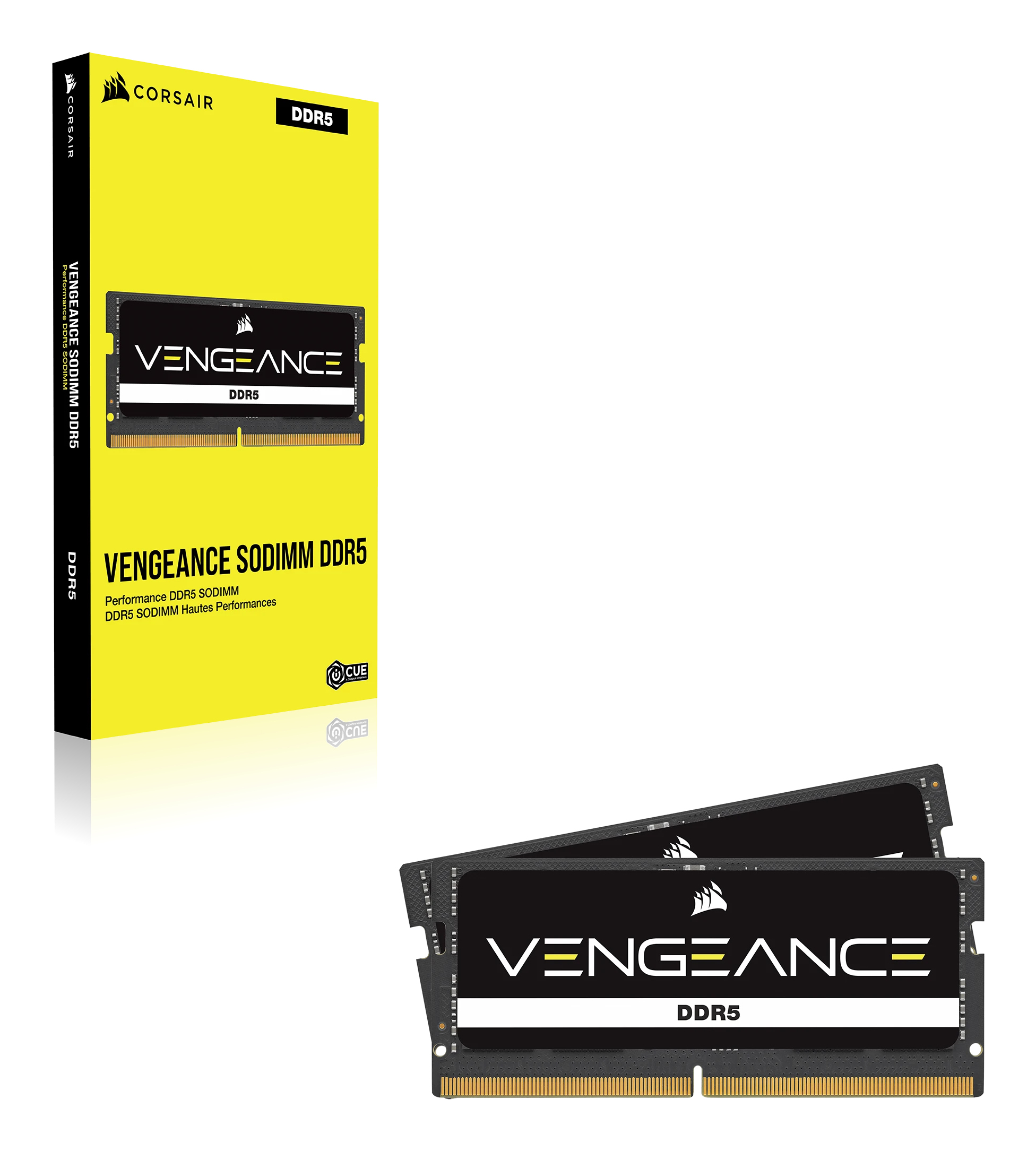 Corsair Vengeance SO-DIMM DDR5 64 GB RAM 2x32 GB 5600 MHz CL48 Schwarz