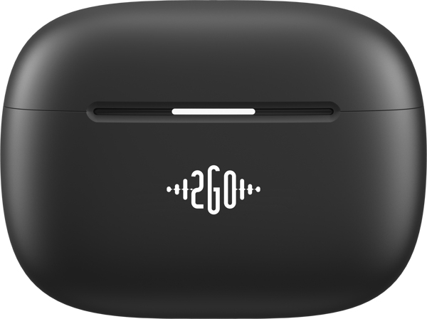 2GO Focus True Wireless Stereo (TWS) Bluetooth In-Ear Kopfhörer Schwarz