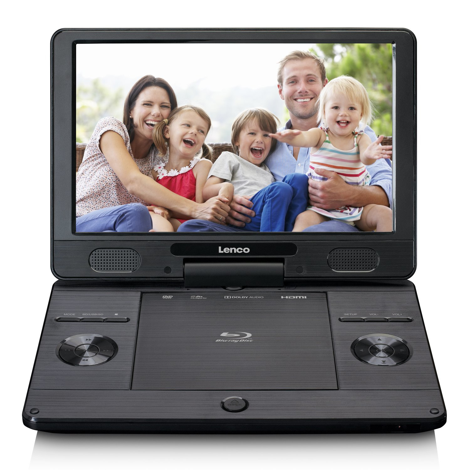 Lenco BRP-1150 Tragbarer Blu-ray Player 11,5" Cabrio Schwarz