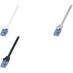 LogiLink Patchkabel EconLine, Kat. 6A, U/UTP, 10,0 m,schwarz AWG26 CCA, 2 x RJ45 ungeschirmte Stecker, TAI/EIA 568B - 1 Stück (CP3093U)