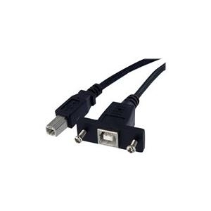 StarTech.com USB B auf B Kabel zur Slotbelch Montage (USBPNLBFBM3)