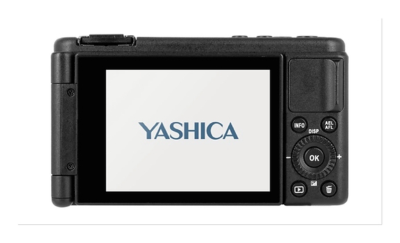 Yashica City 100 Kompaktkamera 72 MP CMOS 5K Video 3x Optischer Zoom Schwarz