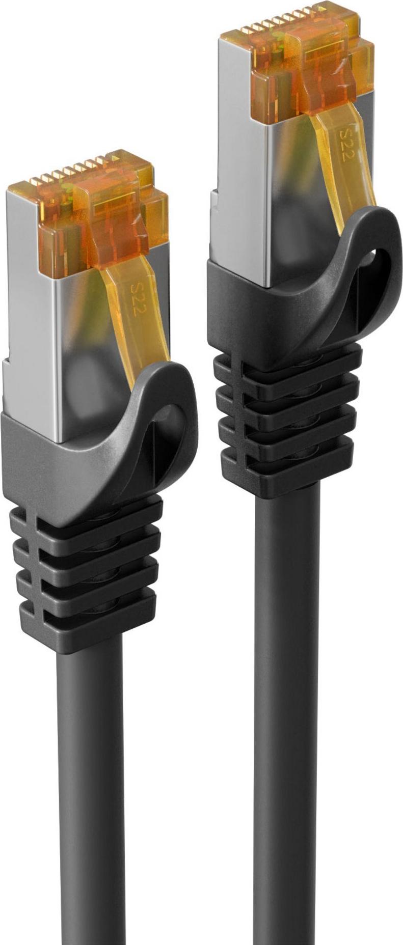 shiverpeaks ®--Netzwerkkabel Patchkabel CAT 6a S/FTP Outdoor schwarz 3,0m (BS08-26045)
