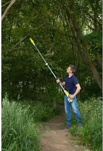 Ryobi RY18PLA-0 Akku-Astschere 18 V 32 mm Teleskop Schwarz, Grün