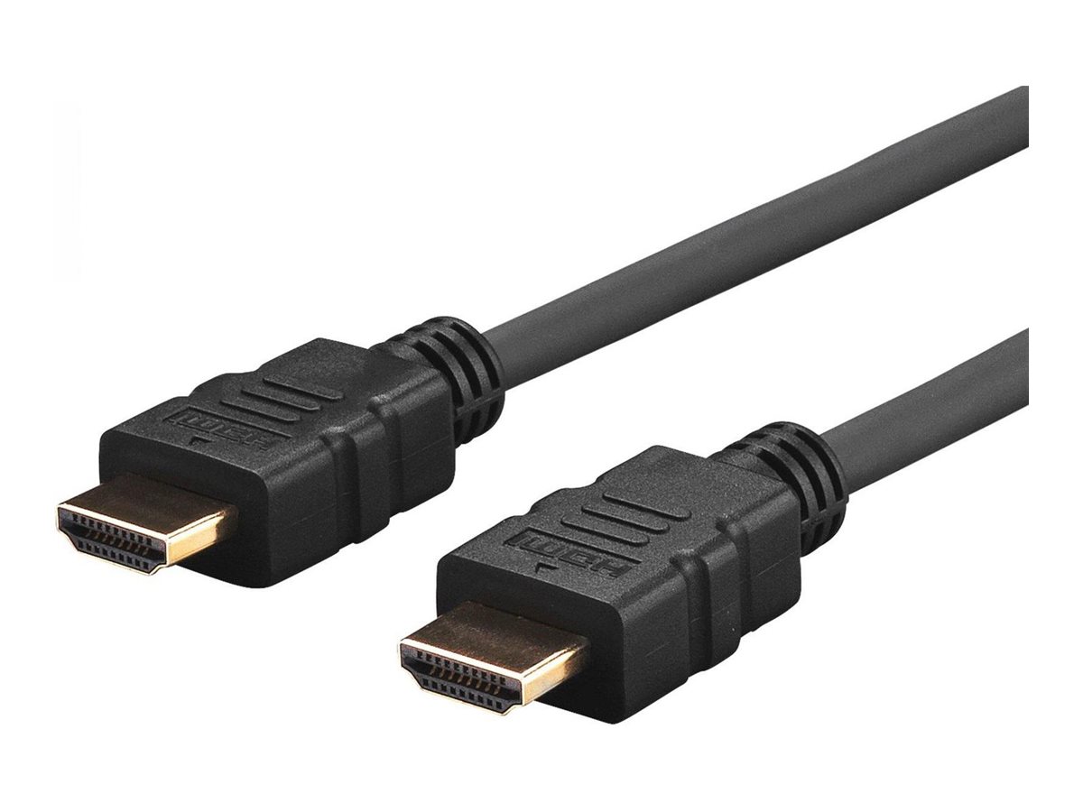 VivoLink Pro HDMI-Kabel mit Ethernet 0,25 m HDMI 2.0b 18 Gbit/s Ultra flexibel Schwarz