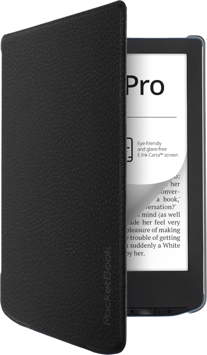 Pocketbook Shell Schutzhülle für Verse Lite Pro 6" Folio Schwarz, Transparent