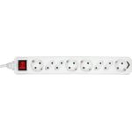 MicroConnect Power Strip 8 port 3M White (GRU0083W)