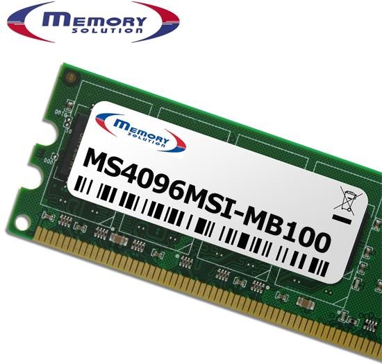 Memory Solution MS4096MSI-MB100 4GB Speichermodul (MS4096MSI-MB100)