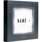 M-E MODERN-ELECTRONICS Klingeltaster KTB 1 Familie Anthrazit beleuchtet (KTB-1 A)