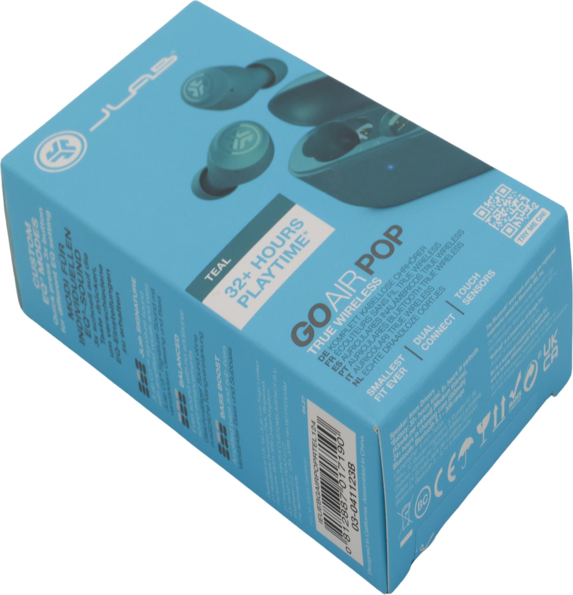 JLab Audio Go Air POP True Wireless Kopfhörer Teal