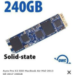 OWC Aura Pro X2. SSD Speicherkapazität: 240 GB, SSD-Formfaktor: M.2, Lesegeschwindigkeit: 2989 MB/s, Schreibgeschwindigkeit: 1208 MB/s, Komponente für: PC/notebook (OWCS3DAPT4MB02) (B-Ware)