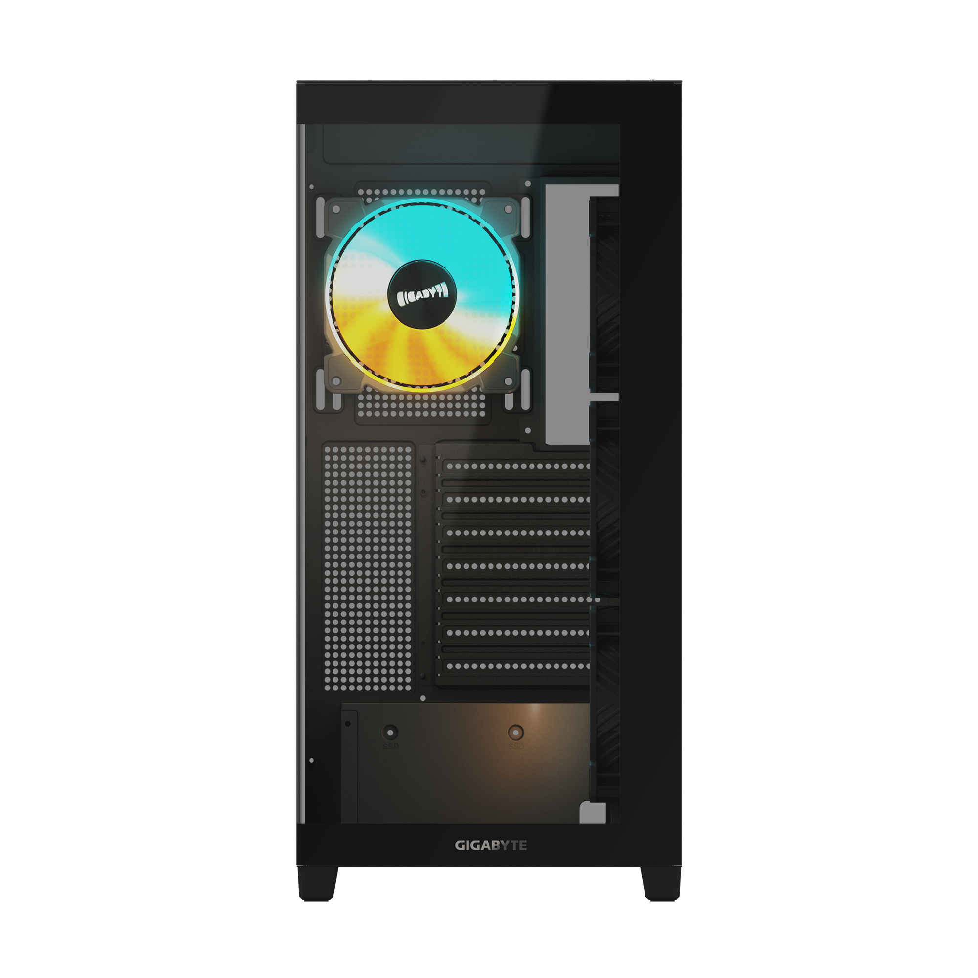 GIGABYTE C500 PANORAMIC STEALTH Mid Tower ATX Schwarz
