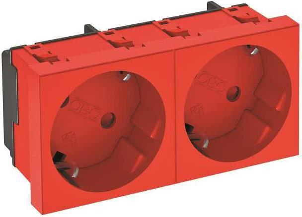 OBO STD-D3S SRO2 Steckdose 33° 2-fach Schutzkontakt 6120109 1 (6120109)