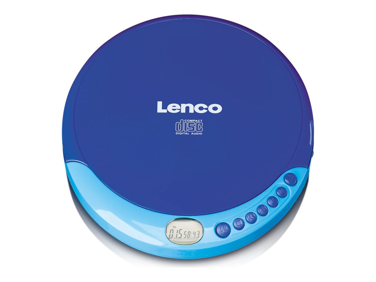 Lenco CD-011 Tragbarer CD-Player Blau