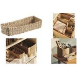 NHG Aufbewahrungs-Körbchen STIG XXS, aus Seegras, eckig handgefertigt, Farbe: natur, - 1 Stück (53940800)