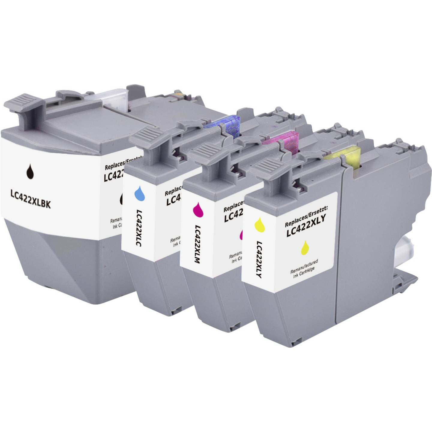 Renkforce Tintenpatrone ersetzt Brother LC-422XLVAL Kompatibel Kombi-Pack Color