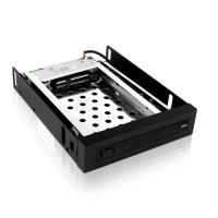 ICY BOX IB-2216StS SATA Wechselrahmen fuer 6,3cm 2.5" HDDs SSDs in 3.5" Schacht Hot-Easy-Swap Alu Kunsstoff schwarz (20906)