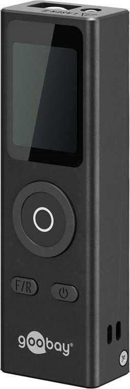 Goobay Laser-Entfernungsmesser - 30 m Reichweite geeignet für Laengenmessung (77834)