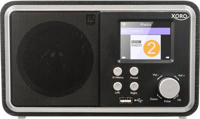 HMT 300 Internet Radio Wlan Holzoptik schwarz (SAT100306)